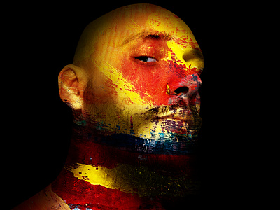 Self Portrait skin retouch art artwork color photoshop portrait