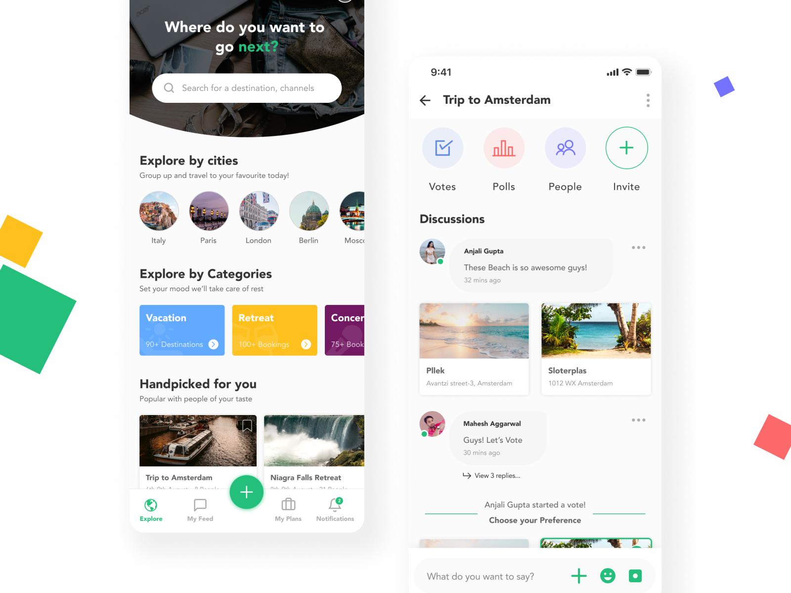 Vacation App Design Concept by Pulkit Jain on Dribbble