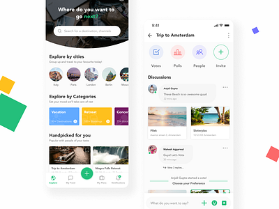 Vacation App Design Concept