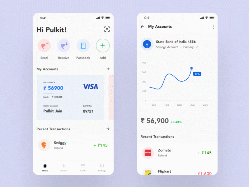 Payment App design concept app app design concept dashboard gradients home screen illustration inspiration micro interaction microinteraction microsite payment payment screen paypal redesign redesign. ui