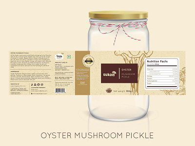 Pickle Jar Label design