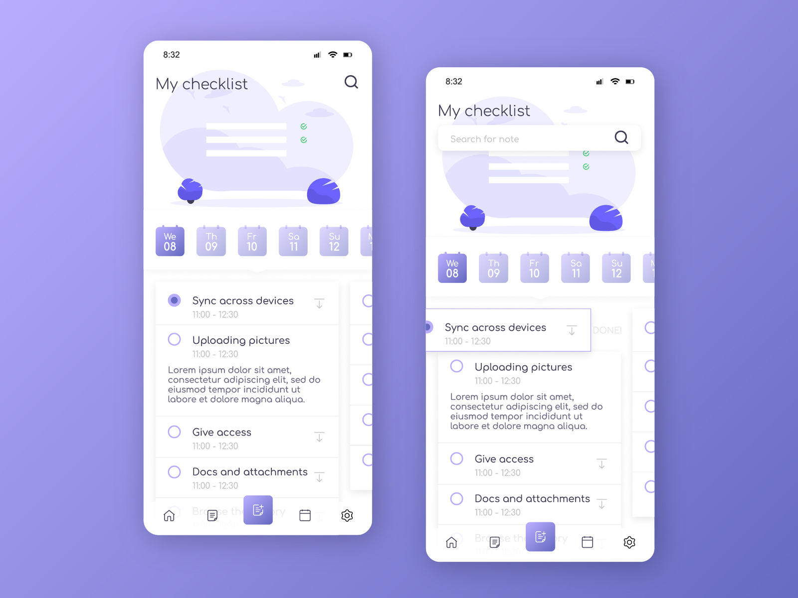 Todo List by Yova Bogdanova on Dribbble