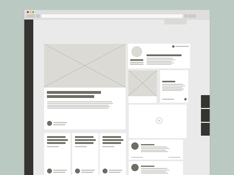 recent wireframes by Meghan McHale-Sherwin on Dribbble