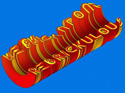 Made Up x Lego 'Rebrickulous' 3d branding commercial design digital graphic design illustration illustrator lego lettering logo logo design typography