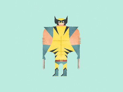 Wolverine Classic blades character comics hero icon marvel men super superhero wolverine x x-men