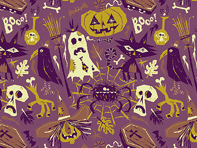 Pattern halloween holiday pattern spooky