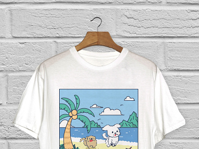 puppy's illustration design dog fashion illustration puppy t shirt t shirt design