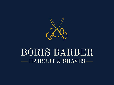 Logo for my favorite barber barber barbershop branding design illustration logo logotype