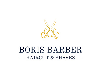 #2 Logo for my favorite barber barber barbershop branding design illustration logo logotype vector