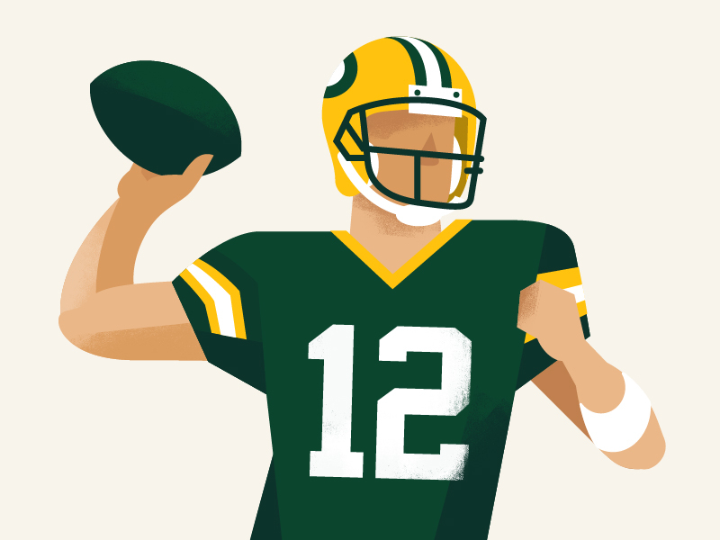 Bart Starr, Super Bowl MVP by Brett Hanes for Lemonly on Dribbble