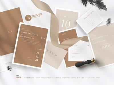 Minimal Invite Wedding Suite