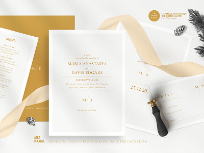 Minimal Invitation Wedding Suite