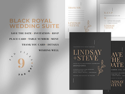 Black Royal Wedding Suite