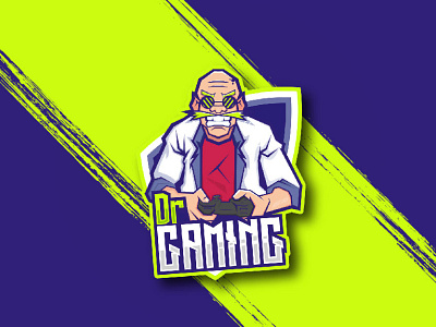 Dr GAMING branding dota2 esport for sale fortnite game gaming illustration mascot mascot gaming mascot logo