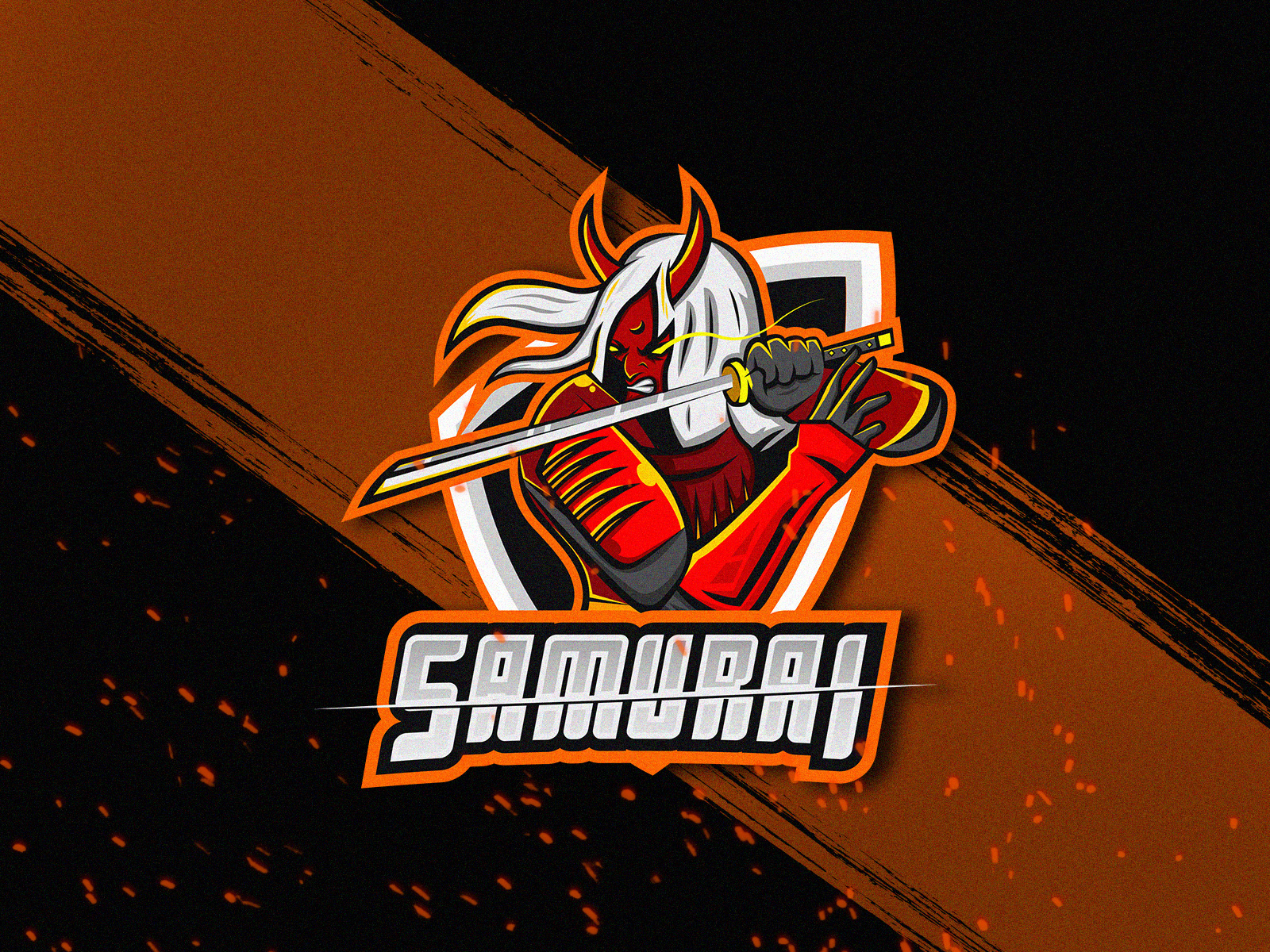 SAMURAI ESPORT LOGO CONCEPT by MUMAN _ on Dribbble