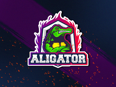 ALIGATOR LOGO CONCEPT