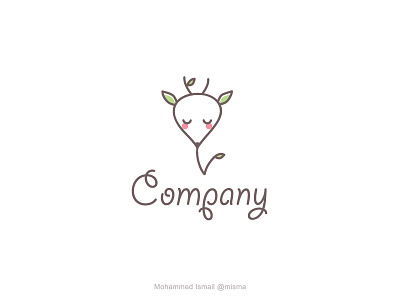 cute deer logo