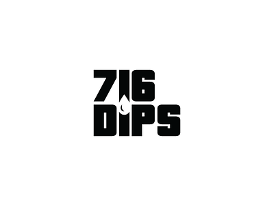 716 DIPS (B&W) black and white branding design graphic design icon illustration negative space shape and form space typography vector