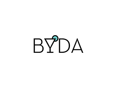 Byda Logo Concept (Color) branding clean color design form graphic design icon logo modern negative space shape and form typography