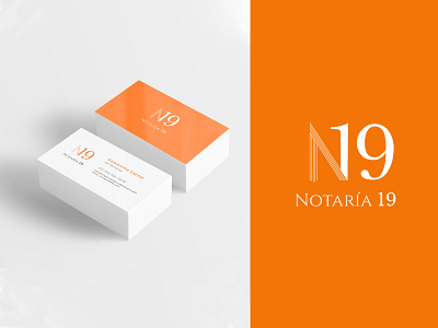 Branding for a notary.