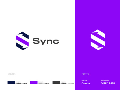 Logo for a technology company brand branding design