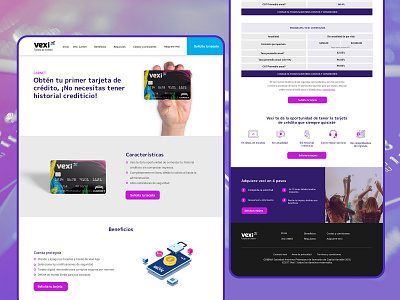 Landing page design for a credit card landing landing for credit card landingpage langing page web