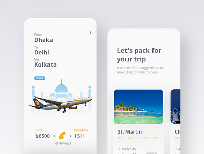 Travel App UI Design bd travel travelapp ui design uiux