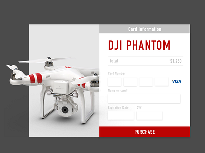 Checkout daily challange dailyui dailyui 002 design dji drone phantom typography ui ux