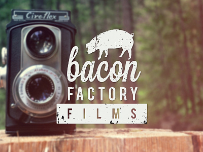 Bacon Factory Films Logo branding film logo