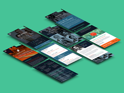 Conference Mobile Design conference data design event homepage landing mobile responsive security ui ux web