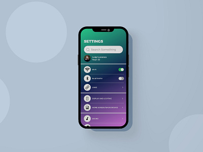 Settings Daily UI - 007 007 3d android animation app branding dailyui design graphic design illustration ios mobile motion graphics phone project settings ui ux uxui vector