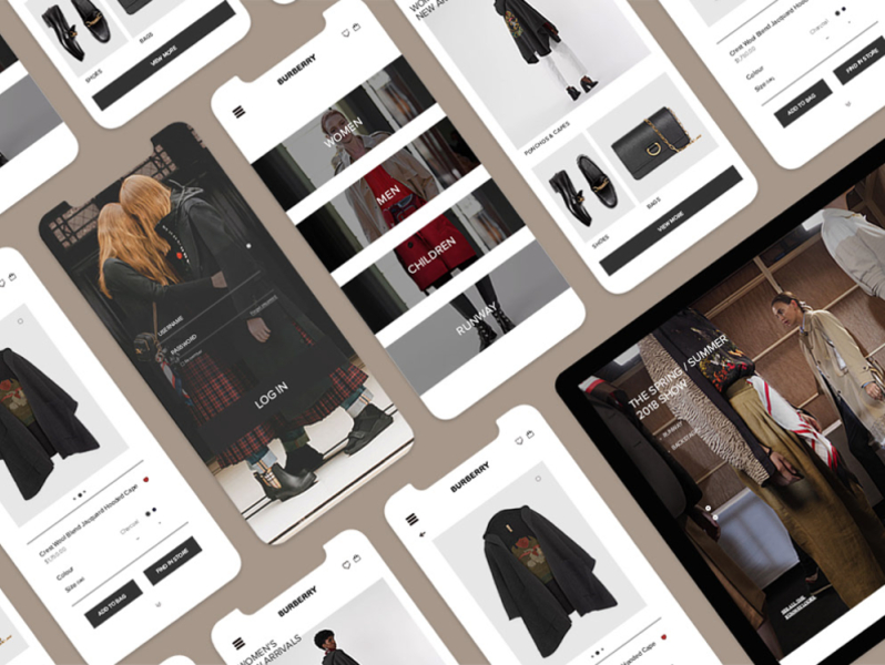 Burberry iOS app shot #2 by Abraham on Dribbble