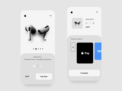 AirPods Pro airpod airpods apple apple design clean design clean ui creative design design thinking interaction design luxury brand minimal minimalistic product design product page ui ui ux uiux user experience user interface ux