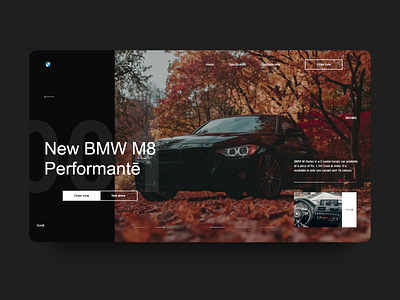 BMW Concept Website Design