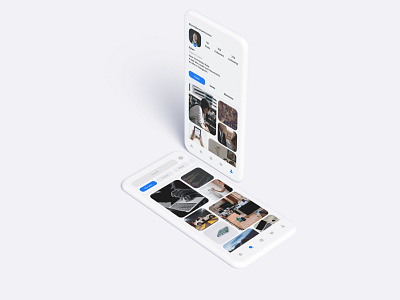 Instagram Redesign clean ui concept design design instagram minimal minimalistic redesign redesign concept ui user experience user interface user interface design ux