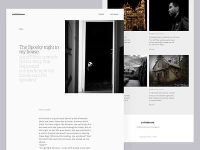 Unfolhouse : Website Design