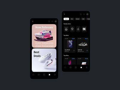 Instagram Concept Redesign #06 app clean concept creative dark dark mode dark theme design instagram minimal modern product design redesign ui user interface