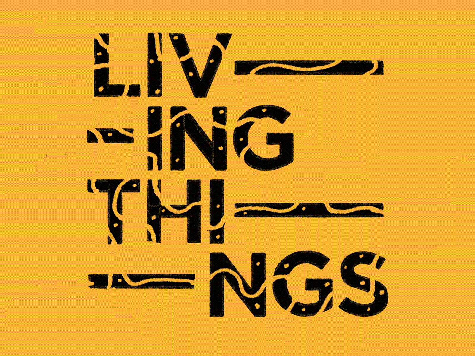 Living Things animated creature illustration living series stlye things type worms
