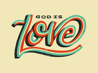 God Is Love apple pencil bible bible lettering calligraphy god god is love good type hand lettered handlettering lettering love procreate type typography