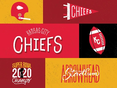 CHIEFS 2020 arrowhead champs chiefs font football good type hand lettering hand made hand made type kansas city kansas city chiefs kansascity kc lettering national football league nfl pennant superbowl typography