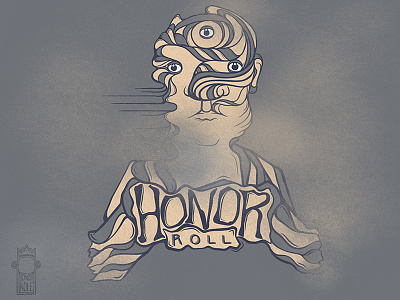 HonorRoll drawing honor honor roll roll sketch textures three eyes