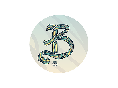 "B" b curves letter b lettering lines type experiment