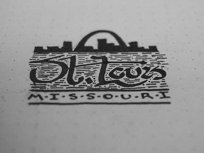 St. Louis arch ferguson hand lettering lettering missouri riots st louis st louis missouri st. louis type