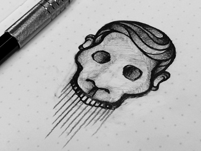 Skull drawing pencil simple skull sketch skull