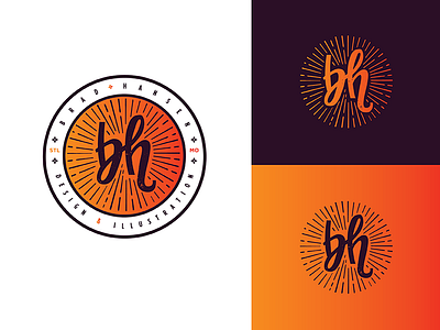 BH bh bh monogram logo mark monogram personal logo personal mark