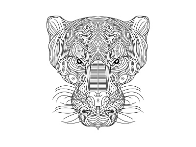 WIP Tiger Linework