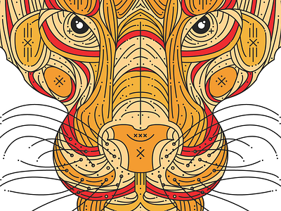 Tiger Crop linework stylized tiger tattoo idea tiger tiger art tiger tattoo tigers