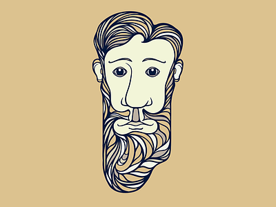 Long Face beard bearded bearded man profile