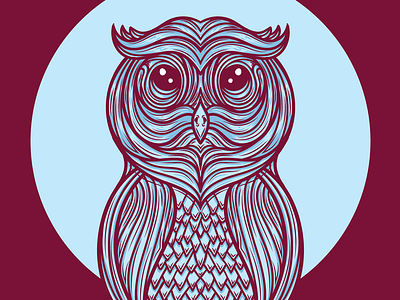 Night Owl moon moonlight night night owl owl owl print owls