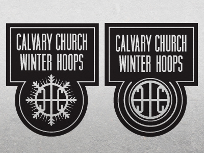 Hoops basketball design hoops league snowflake winter